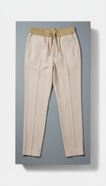 Joggers entallados porcelana