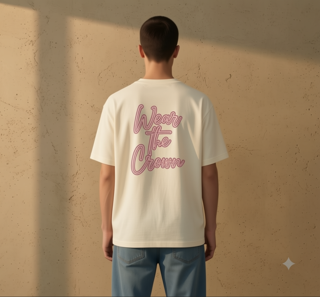 Playera Oversize 100% Algodón con Diseño DTF