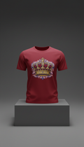 Camiseta Crowned Crimson con gráfico real
