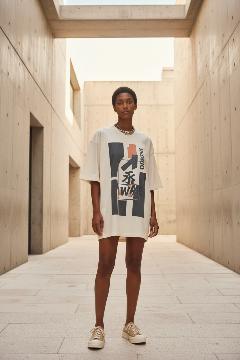 Concepto de lanzamiento - Playera Oversize DTF