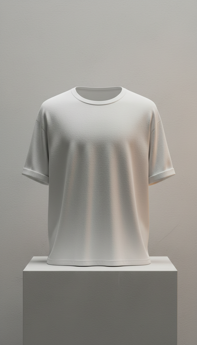 Camiseta algodón corte relajado