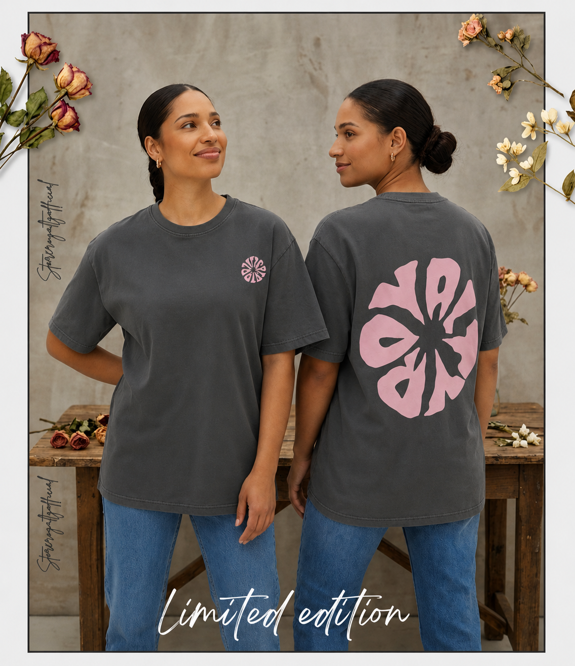 playera floral colection